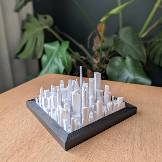 3D linnakaart raamiga