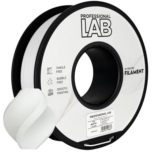 PLA filament 1kg Professional Lab - Valge