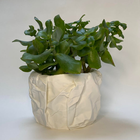 Lillepott "Scrunched paper"